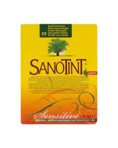 Hair dye, 77 Dark Golden Blonde, Sanotint Light