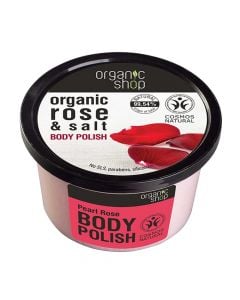 Body scrub, Rose & Salt, Organic Shop, 250 ml