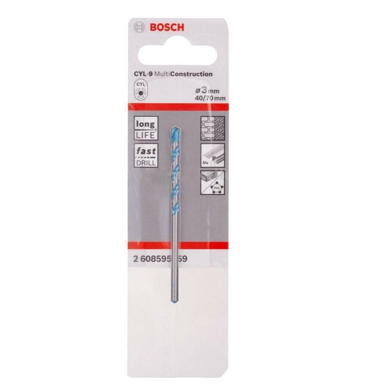 Drill bit, Bosch, Multi-Construction, 3x40x70 mm | Megatek