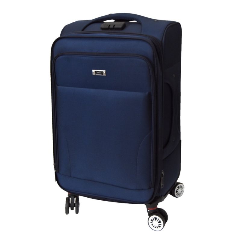 Travel suitcase, Diplomat, 55 x 37 x 28 cm, blue color | Meg