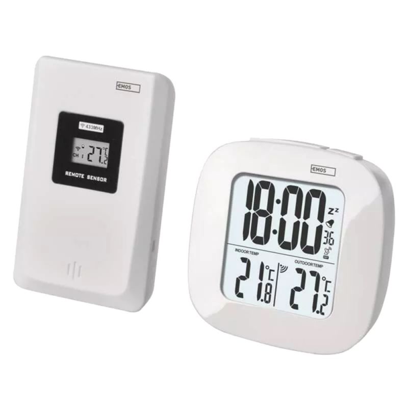 Weather station, Emos, clock / calendar / alarm, temperature