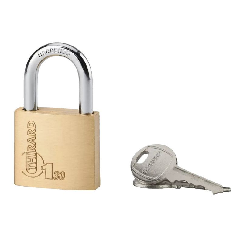 Padlock 30 mm, compact Alloy body, simple lock, 2 keys | Meg