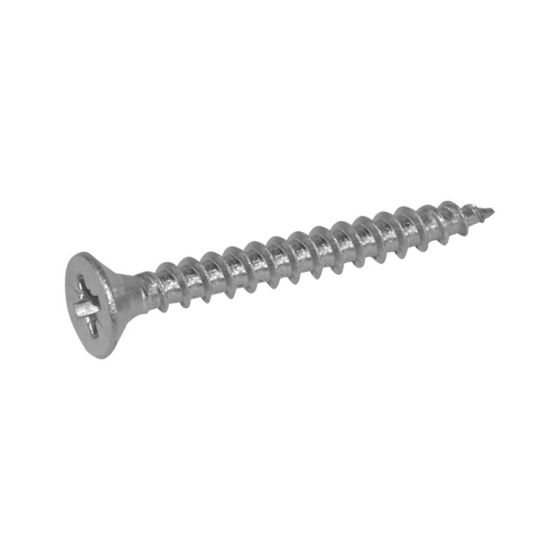 Cross recessed countersunk head wood screw 4x35 mm stainless