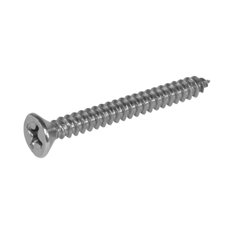 Cross recessed countersunk head wood screw 4.2x32 mm stainle