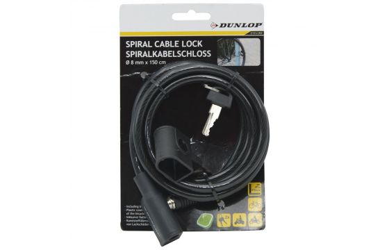 dunlop spiral cable lock