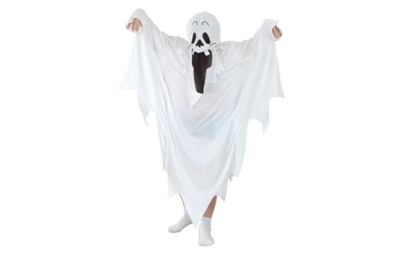 Halloween costume for men, Ghost , L, white | Megatek