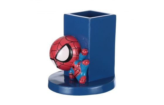 Pen stand with Spiderman figurine, Marvel, Miniso, resin, 8.